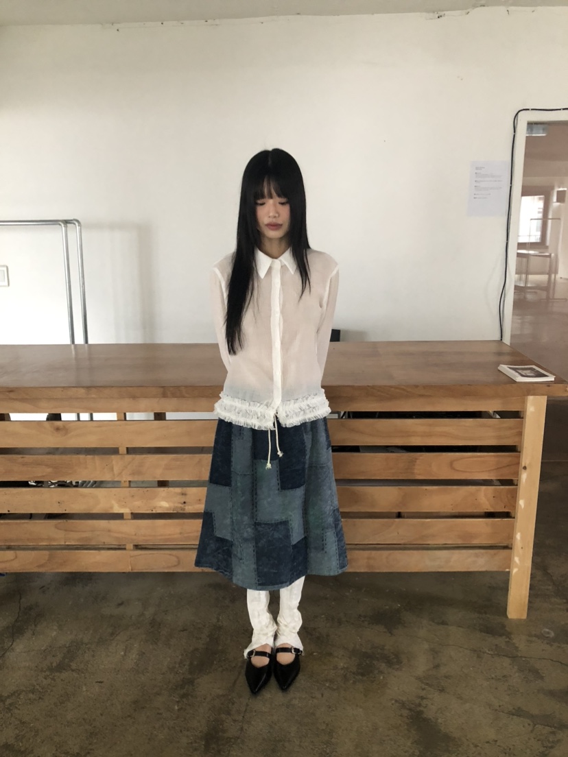 FLASH韓國直郵東大門實拍女裝新款25春夏推薦熱賣襯衫蕾絲衫FLASH襯衫/蕾絲衫