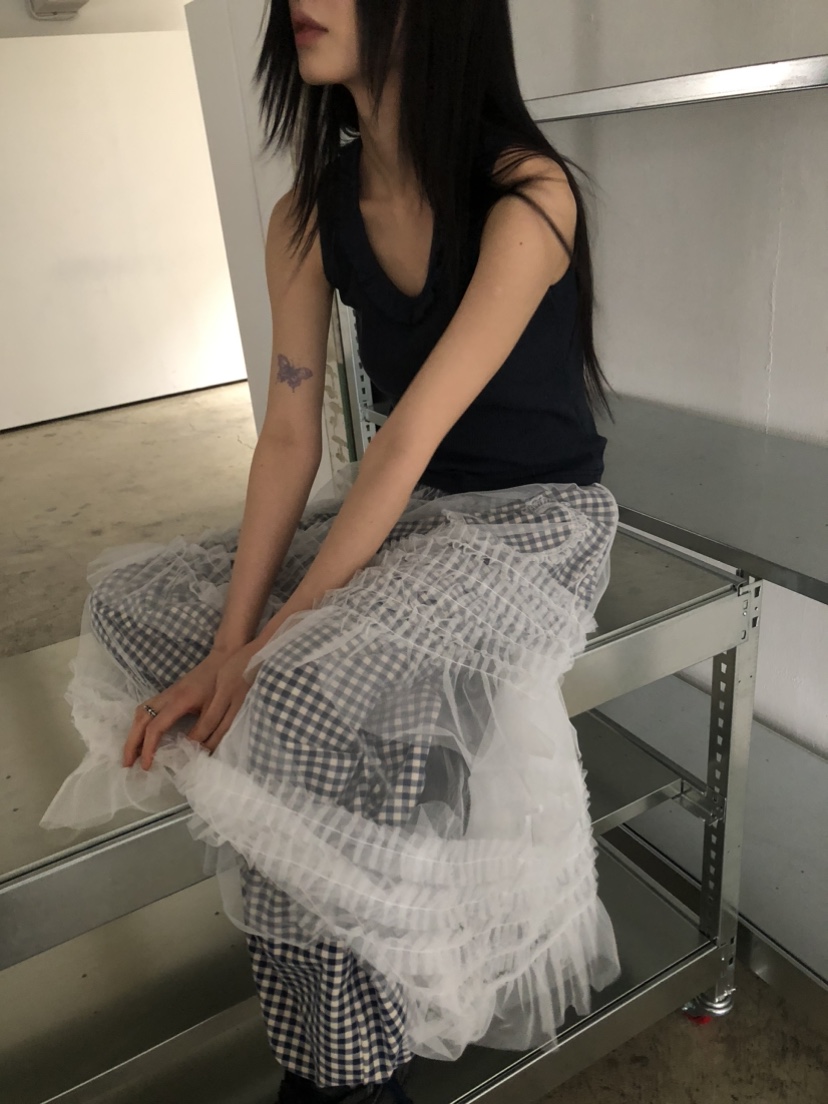 FLASH直郵韓國代購女裝新款真品熱賣職業人氣休閑25春夏長裙FLASH長裙