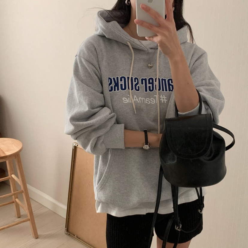 HELLO JINI韓國直郵東大門代購女裝新品職業真品推薦時尚衛衣HELLO JINI衛衣