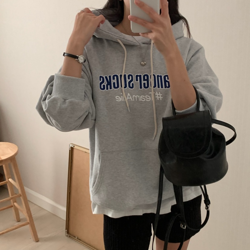 HELLO JINI韓國直郵東大門代購女裝新品職業真品推薦時尚衛衣HELLO JINI衛衣