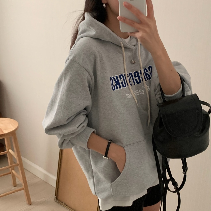 HELLO JINI韓國直郵東大門代購女裝新品職業真品推薦時尚衛衣HELLO JINI衛衣