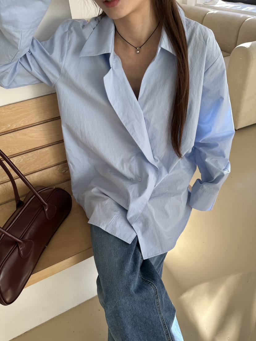 CRONG韓國直郵女裝新品職業熱賣人氣真品時尚25春夏襯衫蕾絲衫CRONG襯衫/蕾絲衫