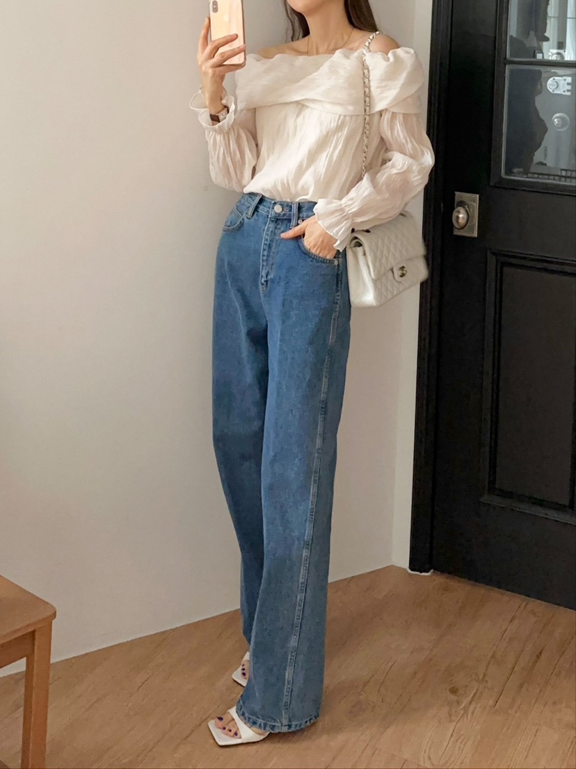 CRONG韓國直郵東大門實拍女裝新品人氣25春夏時尚襯衫蕾絲衫CRONG襯衫/蕾絲衫