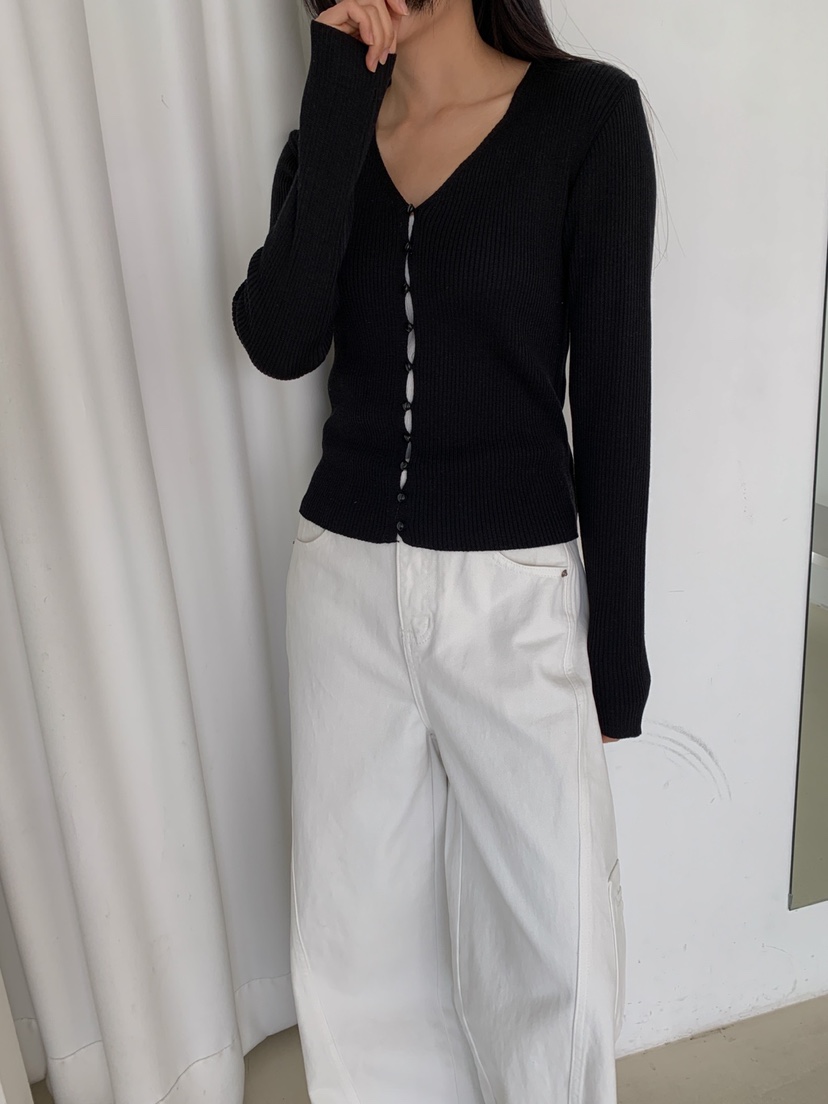 DARLUZ_MI韓國直郵東大門實拍女裝新品職業熱賣人氣休閑針織衫DARLUZ_MI針織衫