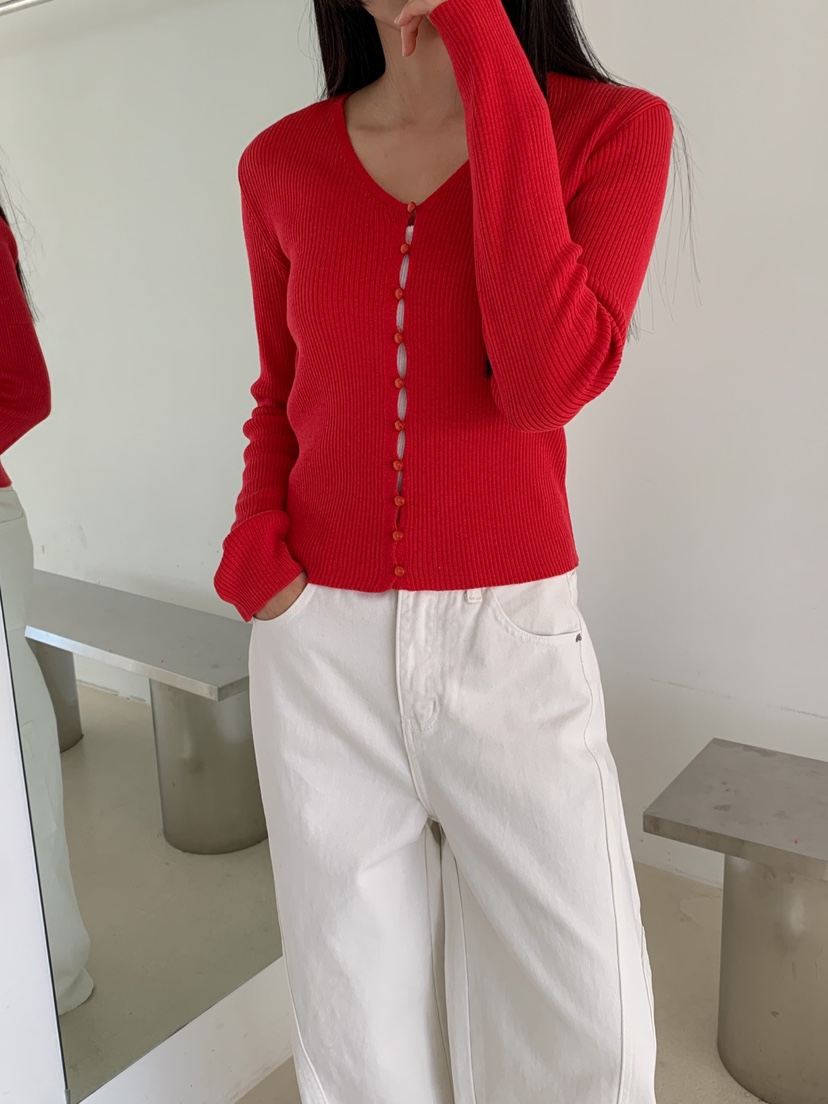DARLUZ_MI韓國直郵東大門實拍女裝新品職業熱賣人氣休閑針織衫DARLUZ_MI針織衫圖色4