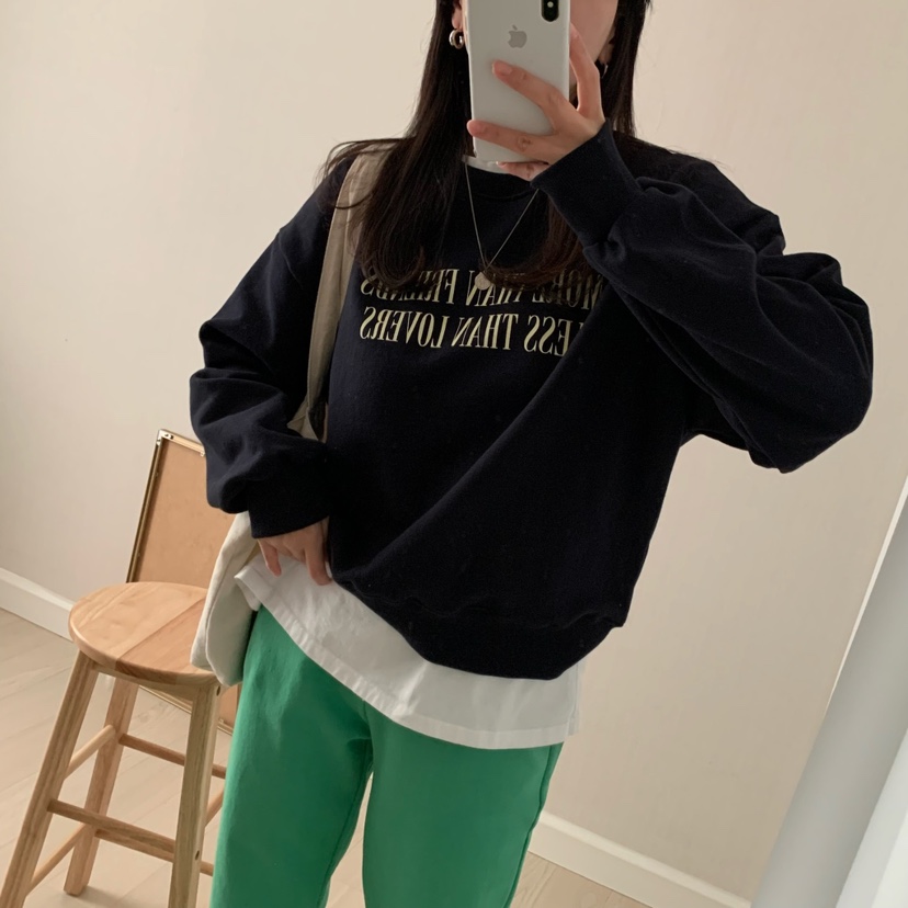 HELLO JINI韓國直郵女裝新款時尚25春夏推薦人氣真品熱賣衛衣HELLO JINI衛衣
