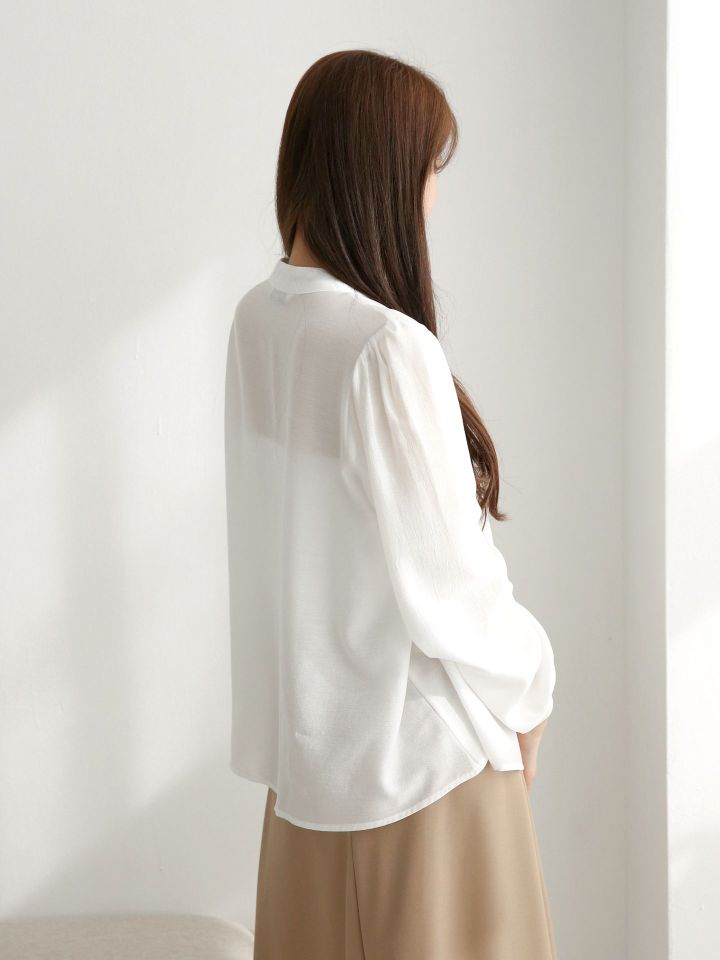 DAILY PROJECT-데일리프로젝트-T韓國直郵東大門實拍女裝新款熱賣襯衫蕾絲衫DAILY PROJECT襯衫/蕾絲衫