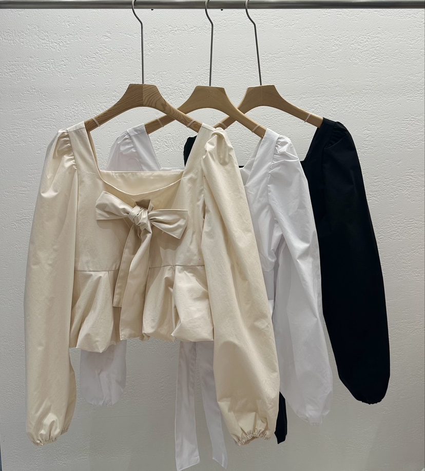 CRONG韓國直郵東大門實拍女裝新品真品推薦25春夏襯衫蕾絲衫CRONG襯衫/蕾絲衫圖色3左三色