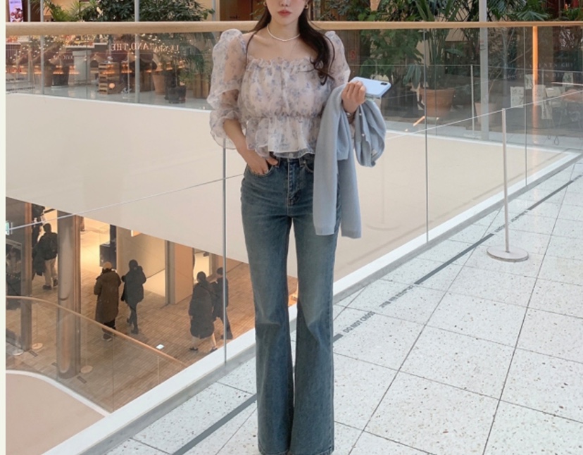 CRONG直郵韓國代購女裝新款熱賣推薦時尚人氣真品襯衫蕾絲衫CRONG襯衫/蕾絲衫