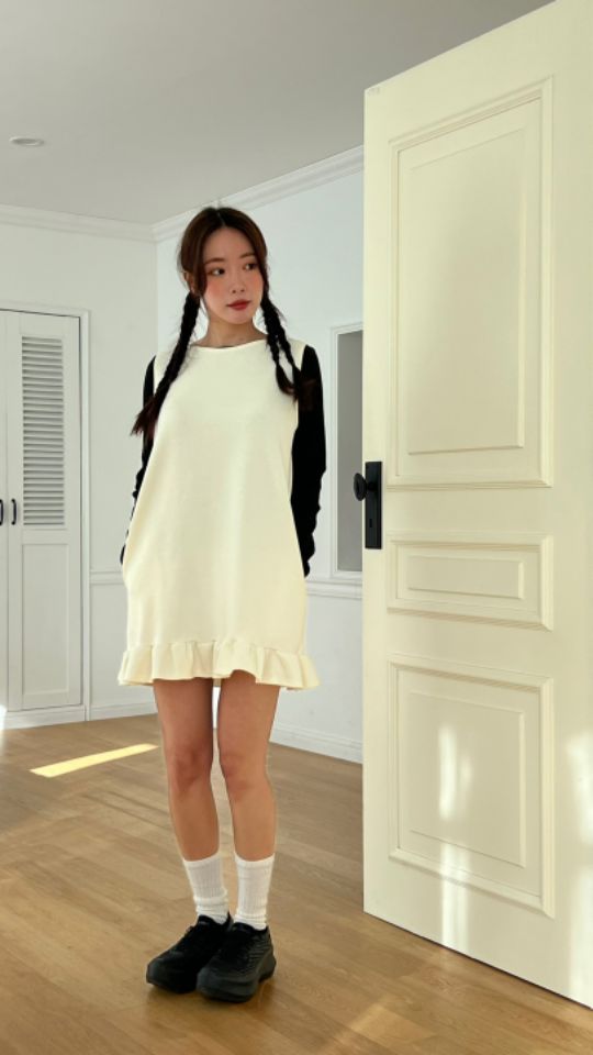 HEY/TO SEWING韓國直郵東大門實拍女裝新品時尚職業連衣裙BY HEY/TO SEWING連衣裙圖色2