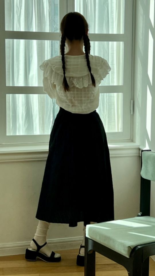 HEY/TO SEWING韓國直郵東大門實拍女裝新款職業襯衫蕾絲衫BY HEY/TO SEWING襯衫/蕾絲衫