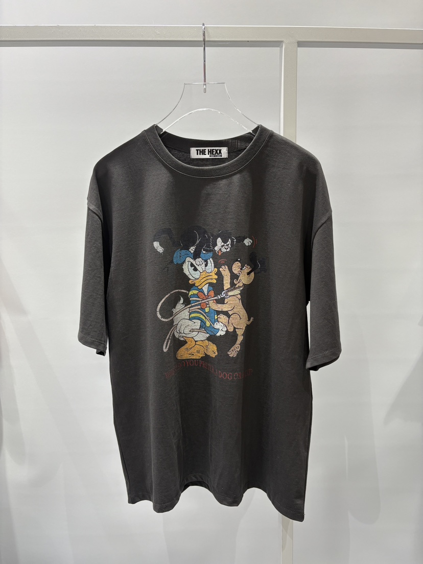 HEXX韓國直郵女裝新品時尚職業人氣熱賣真品休閑25春夏推薦T恤THE HEXXT恤圖色2