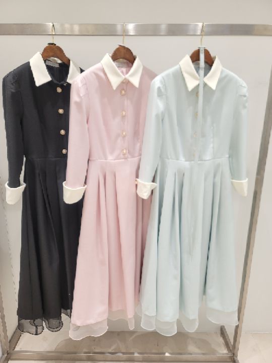 CATS韓國直郵東大門代購女裝新款25春夏休閑職業人氣連衣裙CAT.S連衣裙