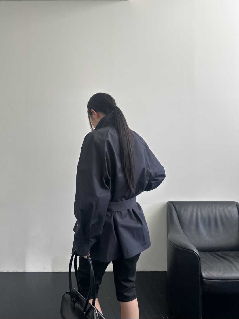 MURMUR韓國直郵東大門實拍女裝新款時尚職業真品夾克含腰帶MURMUR夾克