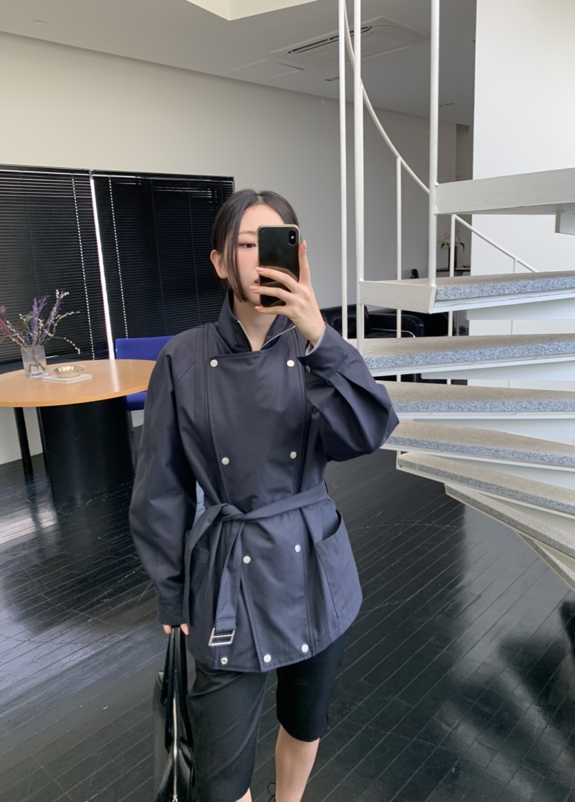 MURMUR韓國直郵東大門實拍女裝新款時尚職業真品夾克含腰帶MURMUR夾克