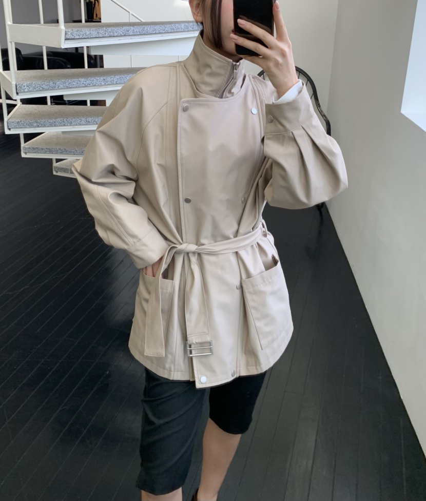 MURMUR韓國直郵東大門實拍女裝新款時尚職業真品夾克含腰帶MURMUR夾克