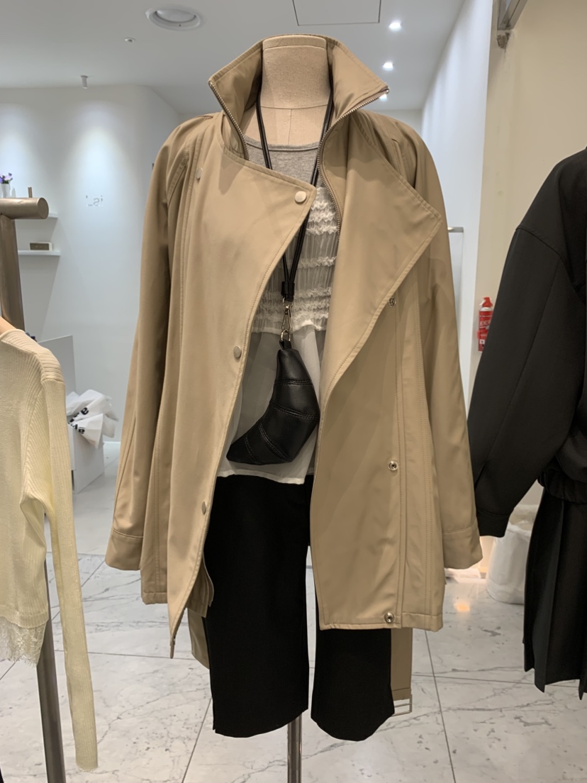 MURMUR韓國直郵東大門實拍女裝新款時尚職業真品夾克含腰帶MURMUR夾克圖色1