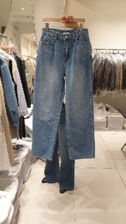 NAVYBURST直郵韓國代購女裝新品推薦職業時尚25春夏熱賣牛仔褲NAVY BURST牛仔褲