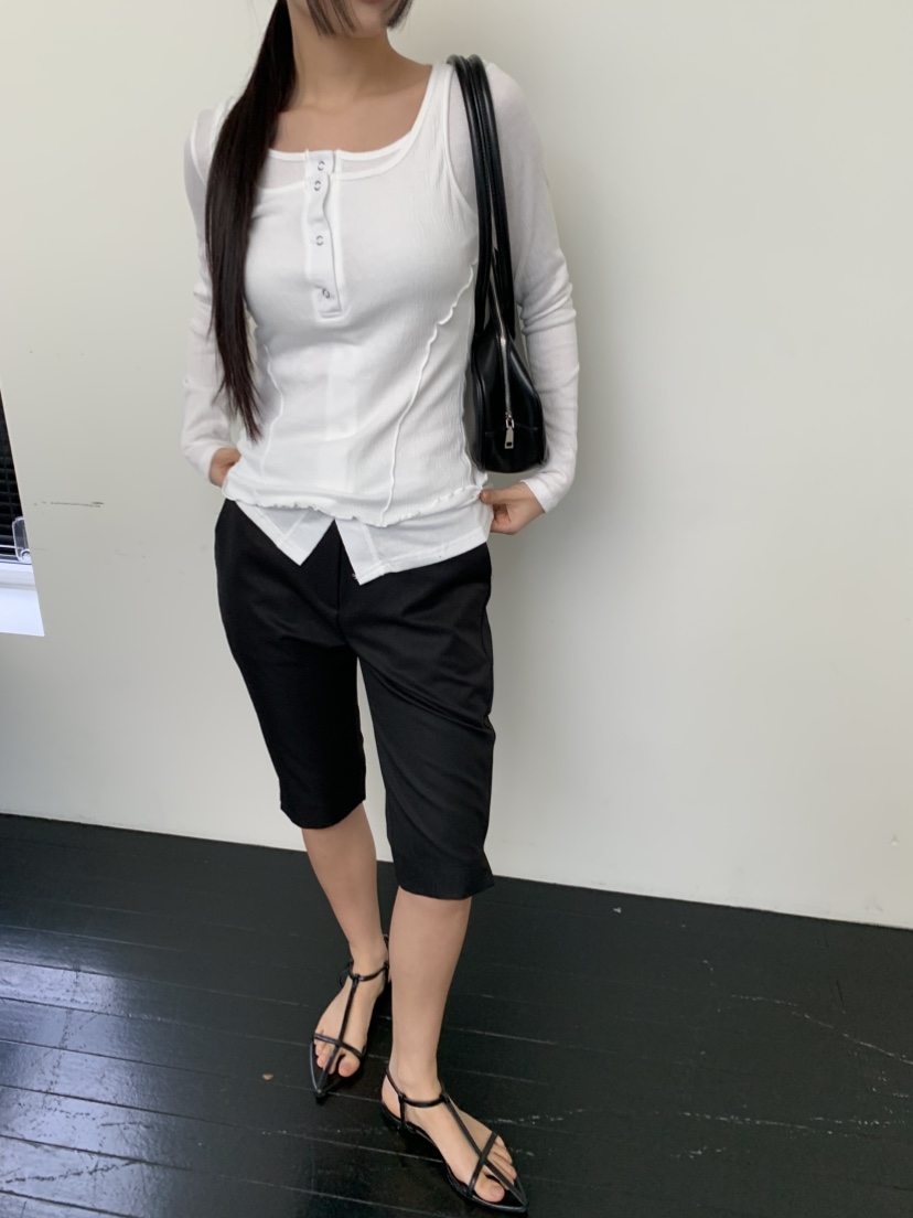 MURMUR韓國直郵東大門代購女裝新款職業真品推薦時尚25春夏短褲MURMUR短褲