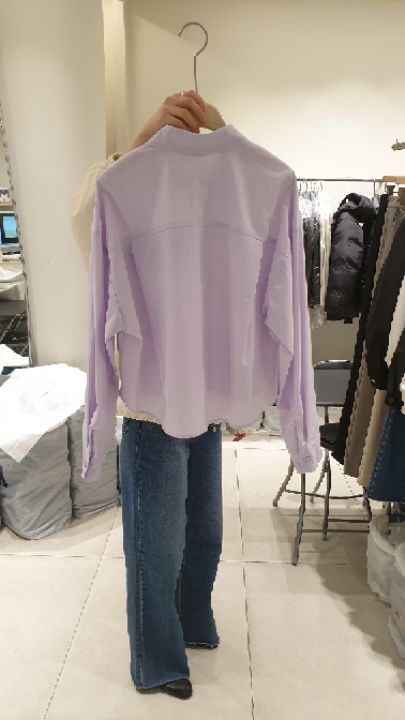 NAVYBURST直郵韓國代購女裝新品熱賣真品人氣時尚襯衫蕾絲衫NAVY BURST襯衫/蕾絲衫