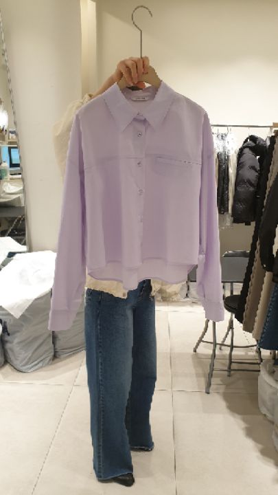 NAVYBURST直郵韓國代購女裝新品熱賣真品人氣時尚襯衫蕾絲衫NAVY BURST襯衫/蕾絲衫圖色3