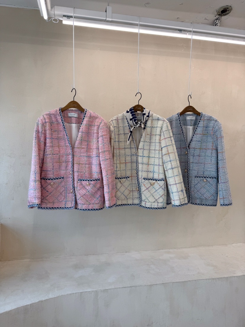 LAUNDRY韓國直郵東大門代購女裝新品休閑職業真品夾克粗花呢LAUNDRY夾克