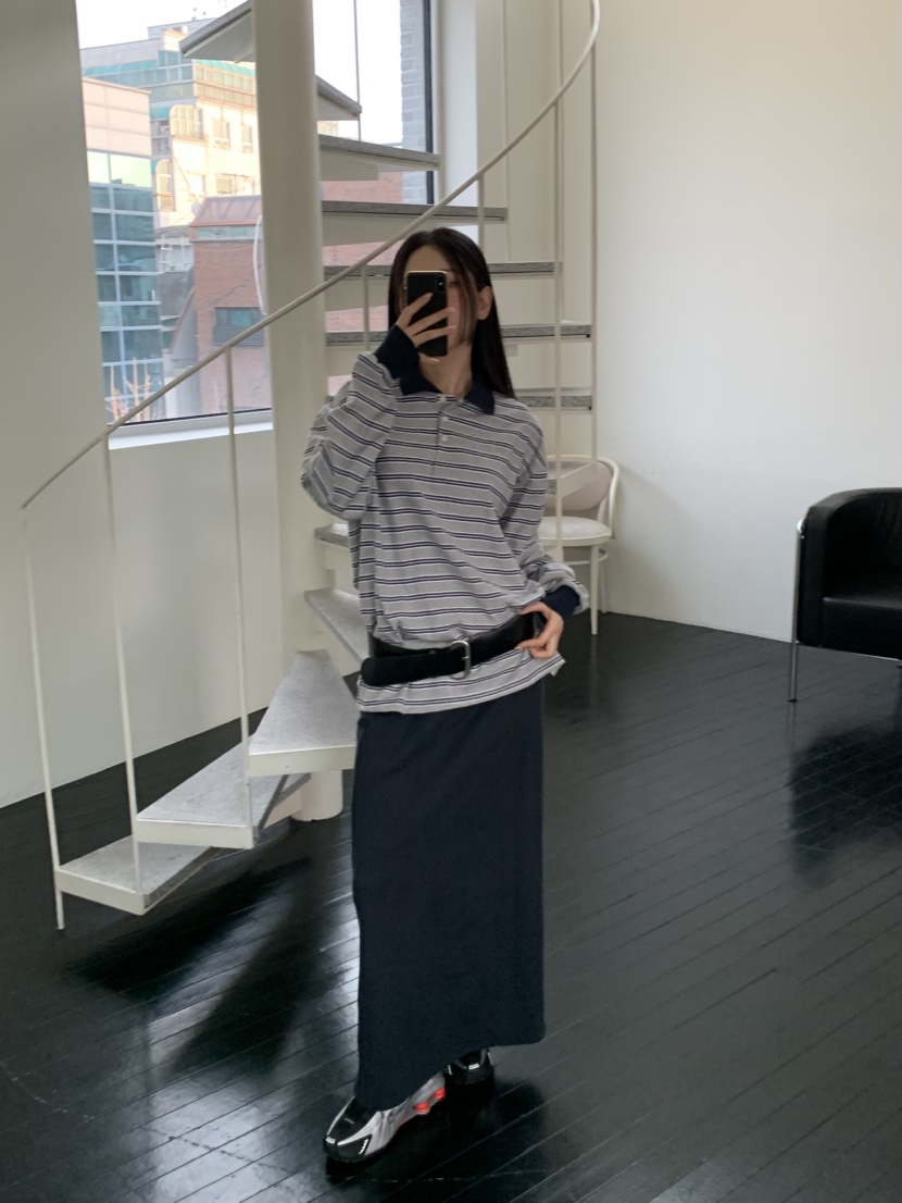 MURMUR韓國直郵東大門實拍女裝新品25春夏推薦時尚人氣長袖T恤MURMUR長袖T恤