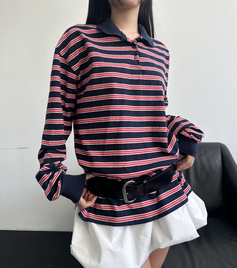 MURMUR韓國直郵東大門實拍女裝新品25春夏推薦時尚人氣長袖T恤MURMUR長袖T恤