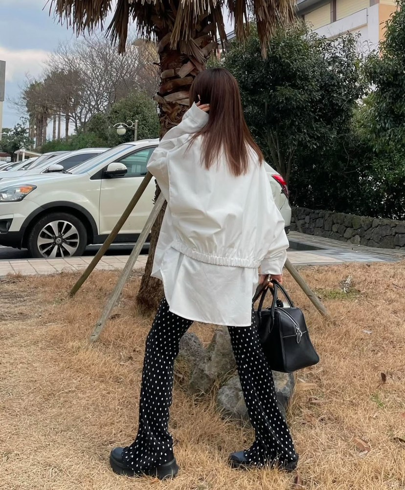 BYRING韓國直郵東大門代購女裝新款職業休閑熱賣休閑褲喇叭BYRING休閑褲