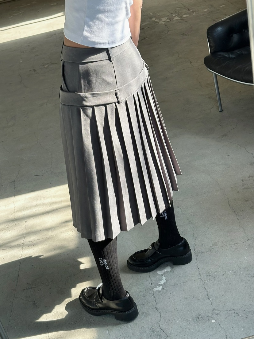 BYRING韓國直郵東大門實拍女裝新品人氣時尚真品半身裙中短裙BYRING半身裙/中短裙
