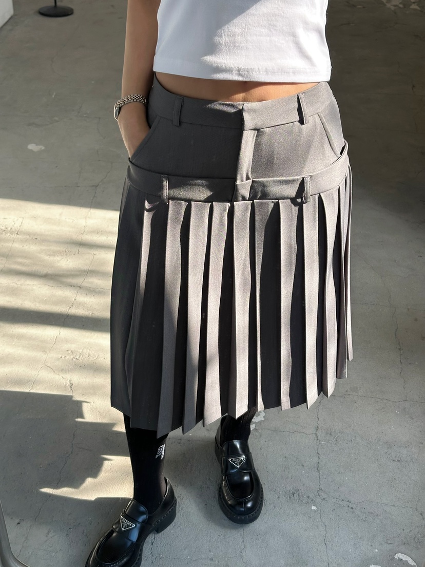 BYRING韓國直郵東大門實拍女裝新品人氣時尚真品半身裙中短裙BYRING半身裙/中短裙