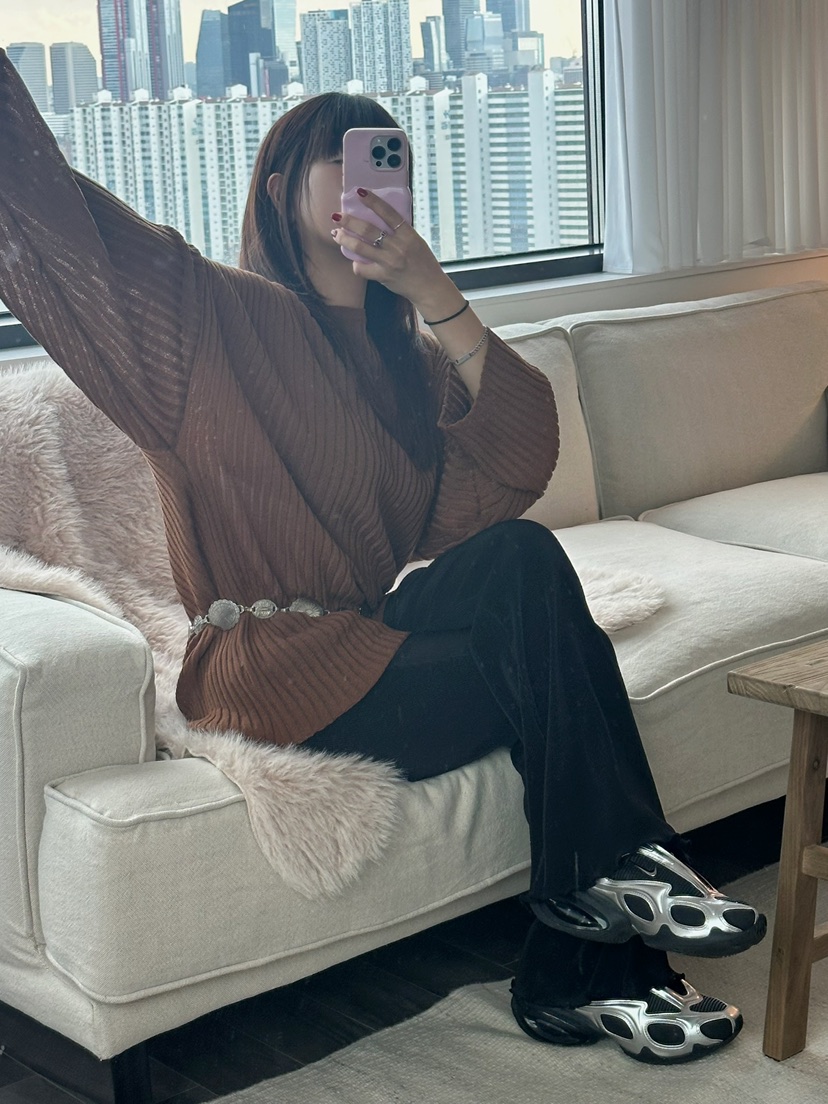 BYRING東大門實拍女裝新款時尚推薦熱賣真品人氣休閑褲喇叭BYRING休閑褲