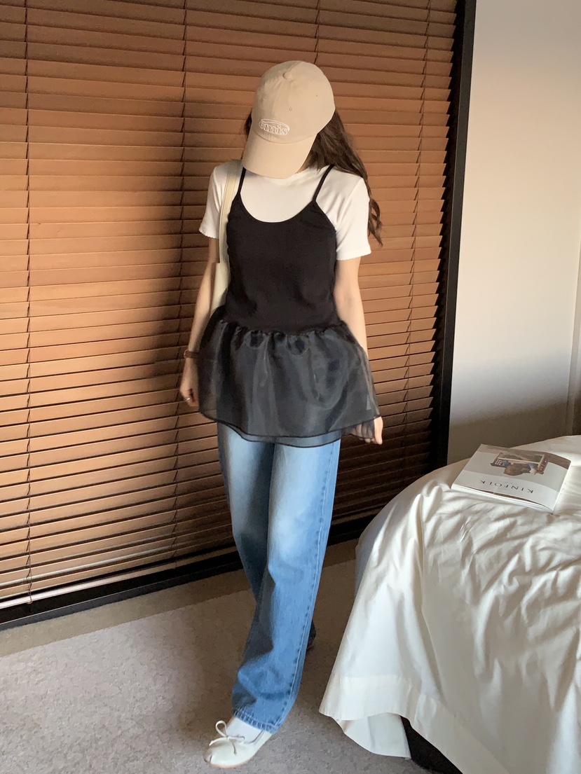 FORMSTUDIO東大門實拍女裝新品休閑推薦人氣真品時尚吊帶背心FORMSTUDIO吊帶/背心