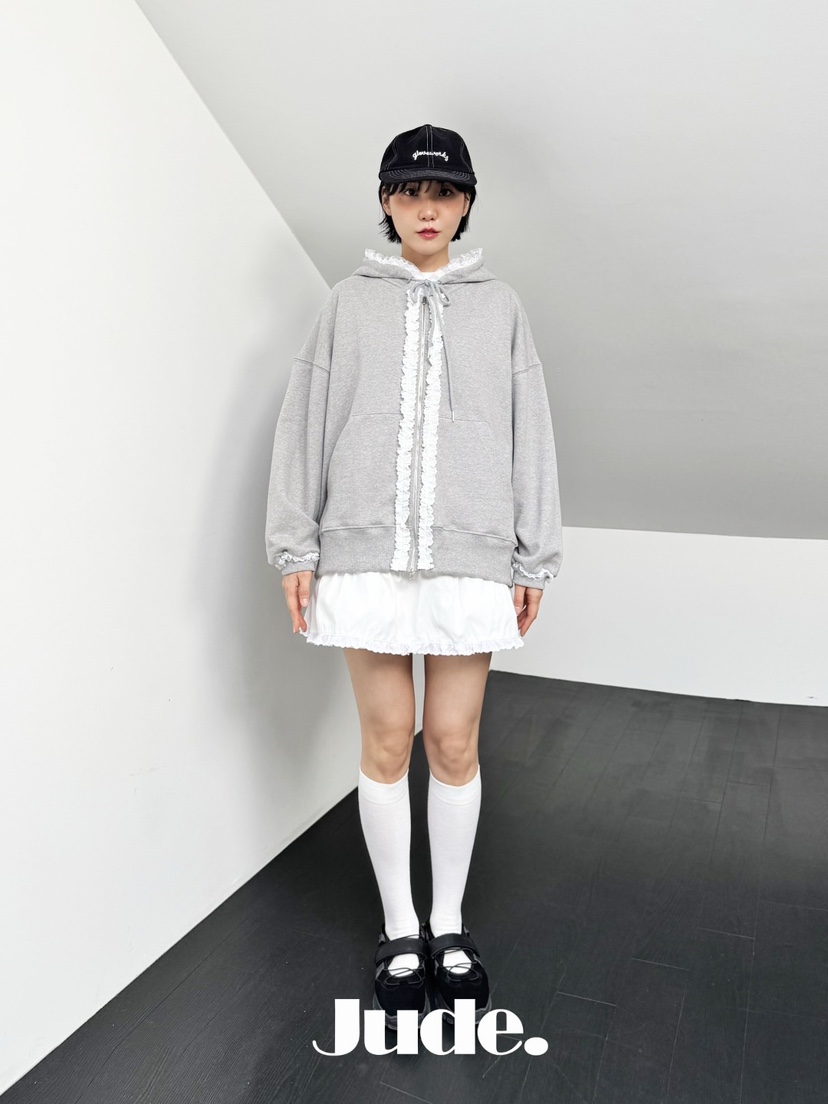 HEYJUDE韓國代購女士新款真品人氣時尚職業休閑夾克拉鏈連帽HEYJUDE夾克