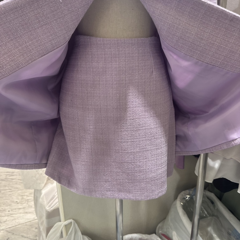 REFLAT韓國代購女裝新款人氣推薦真品休閑職業25春夏短裙粗花呢REFLAT短裙圖色3
