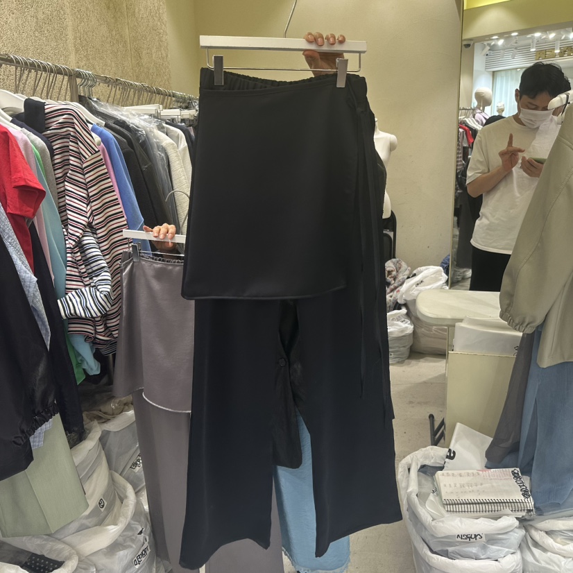 REFLAT東大門代購女裝新品25春夏職業時尚休閑真品人氣裙褲REFLAT裙褲圖色2