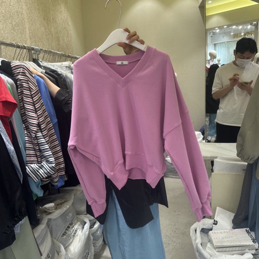REFLAT東大門代購女士新款25春夏推薦熱賣人氣休閑職業衛衣REFLAT衛衣