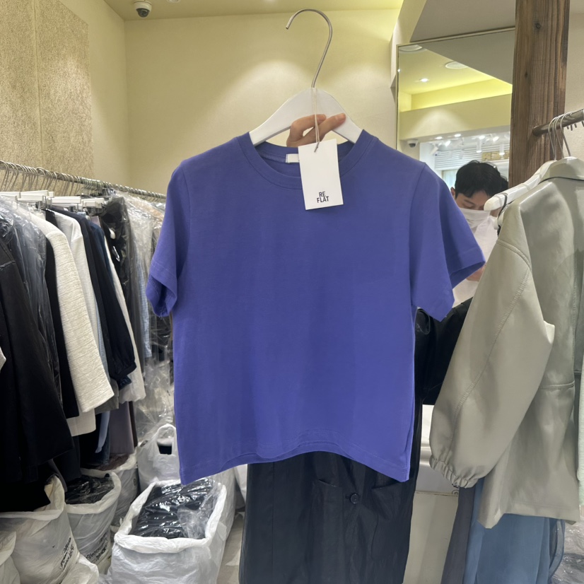 REFLAT韓國直郵女裝新品真品時尚推薦休閑25春夏職業人氣T恤REFLATT恤圖色2