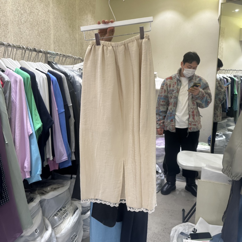 REFLAT韓國代購女裝新品熱賣人氣25春夏真品職業休閑推薦長裙REFLAT長裙