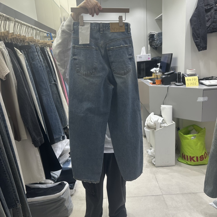 ODIF韓國直郵女士新品人氣25春夏時尚推薦休閑熱賣真品牛仔褲ODIF牛仔褲