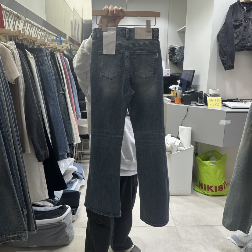 ODIF韓國代購女裝新款時尚真品25春夏熱賣人氣職業推薦牛仔褲ODIF牛仔褲