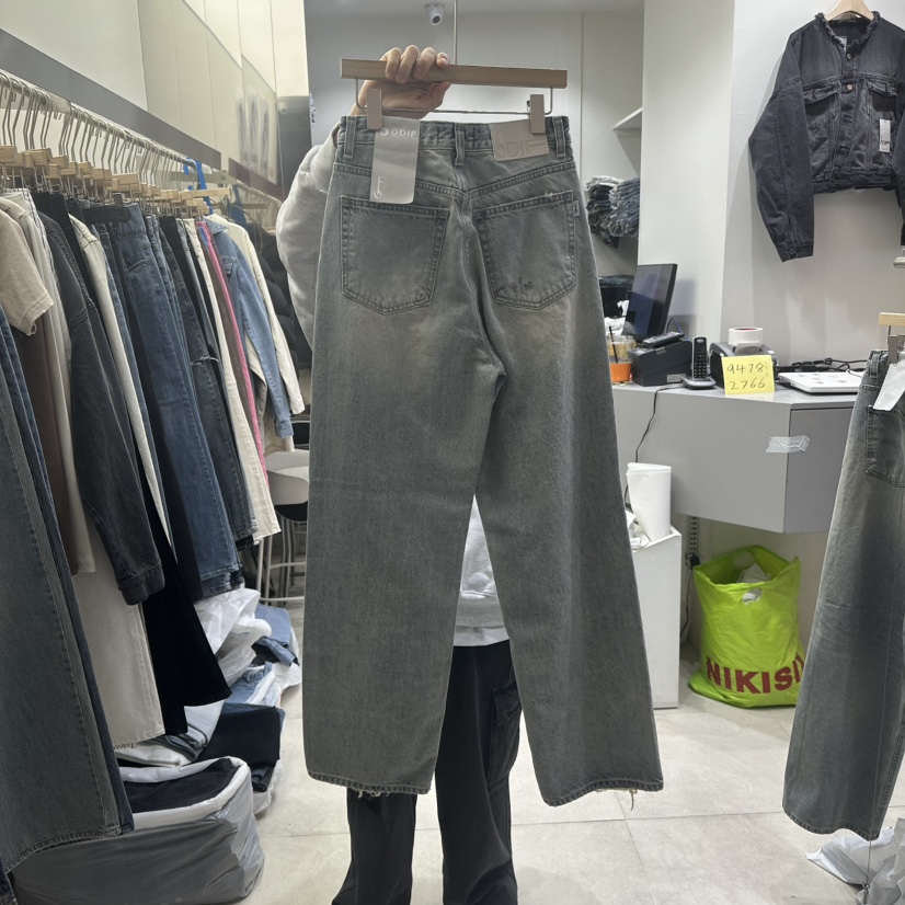 ODIF東大門代購女裝新品真品休閑職業人氣熱賣推薦時尚牛仔褲ODIF牛仔褲