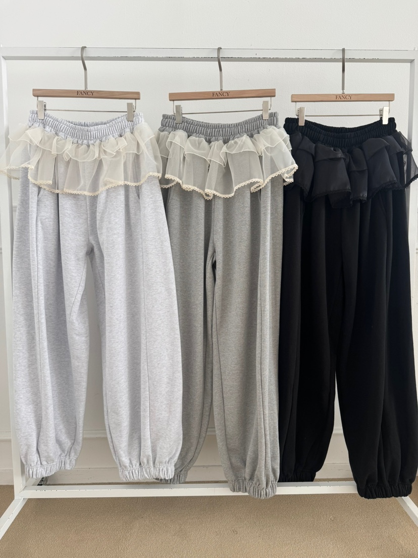 FANCY直郵韓國代購女裝新品25春夏真品時尚職業熱賣休閑休閑褲FANCY/Something休閑褲