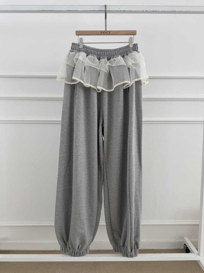 FANCY直郵韓國代購女裝新品25春夏真品時尚職業熱賣休閑休閑褲FANCY/Something休閑褲圖色1