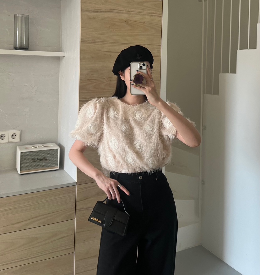 AMUSE SEOUL韓國直郵女裝新品休閑熱賣推薦25春夏襯衫蕾絲衫AMUSE SEOUL襯衫/蕾絲衫