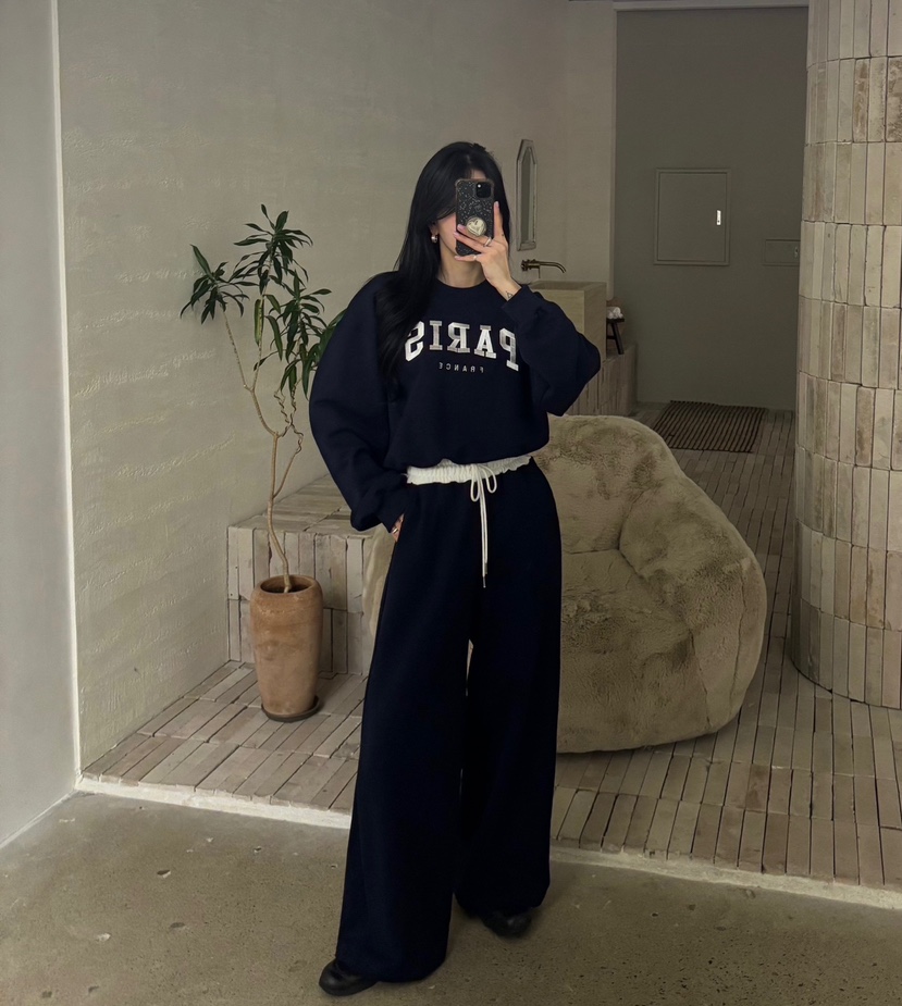 AMUSE SEOUL東大門實拍女士新款時尚休閑職業人氣25春夏休閑褲AMUSE SEOUL休閑褲