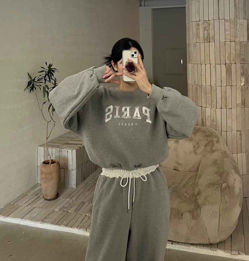 AMUSE SEOUL東大門實拍女裝新品職業休閑真品時尚人氣衛衣AMUSE SEOUL衛衣