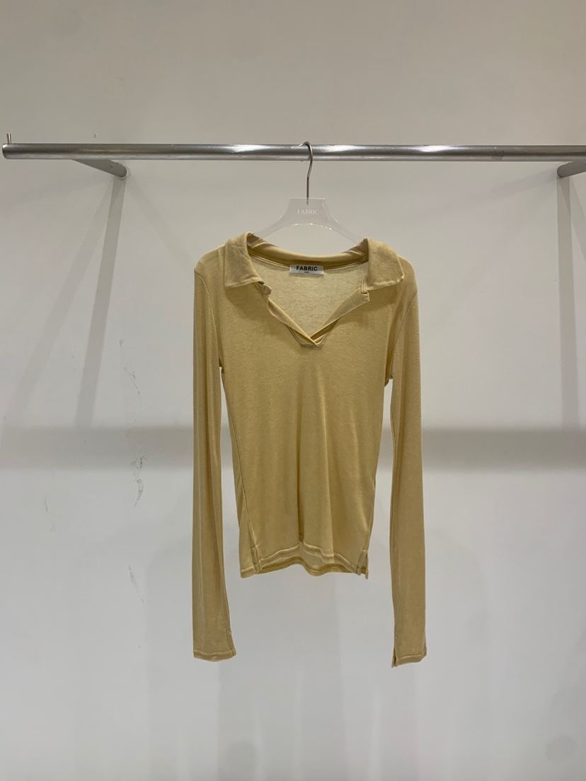 FABRIC東大門代購女裝新品時尚真品人氣休閑熱賣推薦長袖T恤FABRIC長袖T恤圖色2