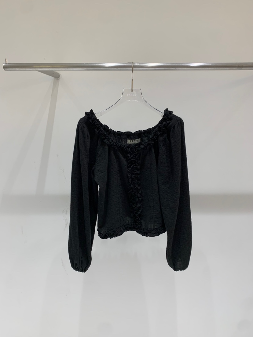 FABRIC東大門代購女裝新品熱賣25春夏人氣推薦職業襯衫蕾絲衫FABRIC襯衫/蕾絲衫圖色2