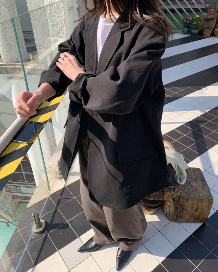 UTRE直郵韓國代購女裝新品休閑熱賣職業真品25春夏人氣夾克UTRE夾克